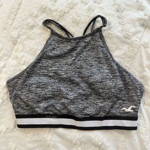 HOLLISTER HEATHERED SPORTS BRA